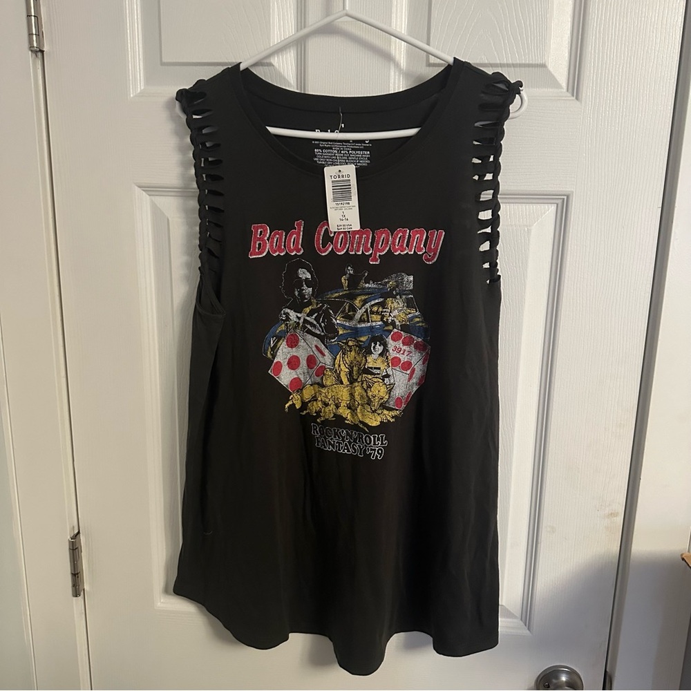 NWT 1X Torrid Graphic Muscle Tank